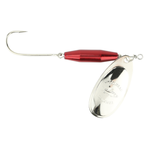 Image of Steelhead Slammer Inline Spinner | Candy Red - Nickel; 1/2 oz.