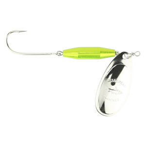 Image of Steelhead Slammer Inline Spinner | Metallic Chartreuse - Nickel; 1/2 oz.