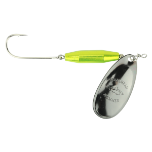 Image of Steelhead Slammer Inline Spinner | Metallic Chartreuse - Black Nickel; 1/2 oz.