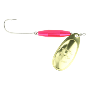 Image of Steelhead Slammer Inline Spinner | Candy Pink - Brass; 1/2 oz.