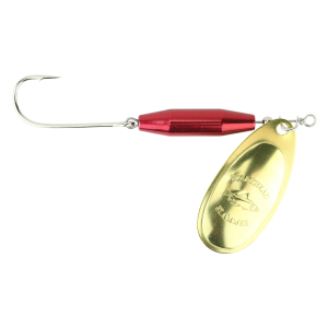 Image of Steelhead Slammer Inline Spinner | Candy Red - Brass; 3/8 oz.