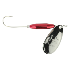 Image of Steelhead Slammer Inline Spinner | Candy Red - Black Nickel; 3/8 oz.