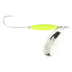 Image of Steelhead Slammer Inline Spinner | Chartreuse - Nickel; 3/8 oz.