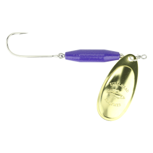 Image of Steelhead Slammer Inline Spinner | Purple Haze - Brass; 3/8 oz.