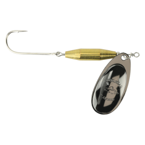 Image of Steelhead Slammer Inline Spinner | Brass - Black Nickel; 1/4 oz.