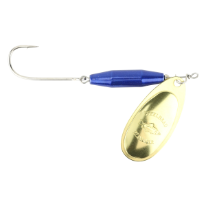 Image of Steelhead Slammer Inline Spinner | Cheater Blue - Brass; 1/4 oz.