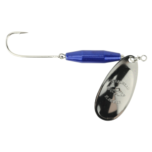 Image of Steelhead Slammer Inline Spinner | Cheater Blue - Black Nickel; 1/4 oz.