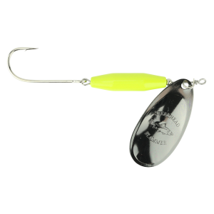 Image of Steelhead Slammer Inline Spinner | Chartreuse - Black Nickel; 1/4 oz.