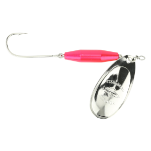 Image of Steelhead Slammer Inline Spinner | Candy Pink - Nickel; 1/4 oz.