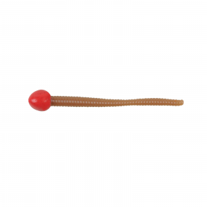 Image of Berkley PowerBait Floating Mice Tails | Fluorescent Red-Natural; 2 in.