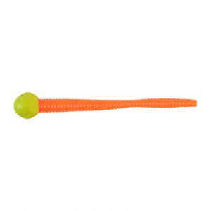 Image of Berkley PowerBait Floating Mice Tails | Chartreuse-Fluorescent Orange; 2 in.