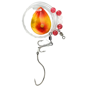 Image of Walleye Nation Creations Double Trouble Blade Harness | Gold Digger