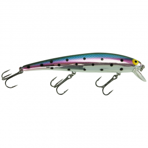 Image of Bomber 15A Long Shallow Diver | Exclusive Color - Chrome Jamaican Rainbow; 4 1/2 in.