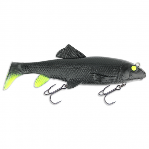 Image of Savage Gear 3D Sucker | Black/Chartreuse; 9 in.; Moderate