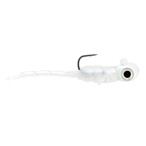 Image of Northland Rigged Tungsten Broom Bug | Glo White; 1/16 oz.