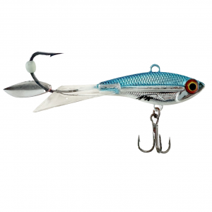 Image of PK Ridge Glider Glide Bait | Blue Chrome Glow; 1 oz.