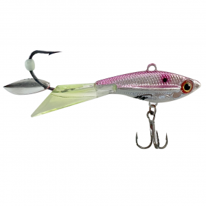 Image of PK Ridge Glider Glide Bait | Purple Chrome Glow; 1 oz.