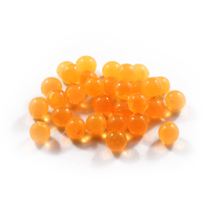 Image of Cleardrift Soft Beads | Deep Orange; 10 mm