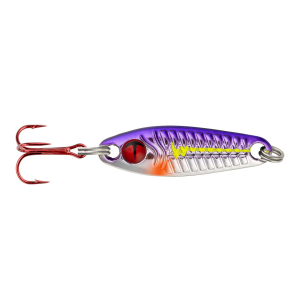 Image of Northland Tungsten Buck-Shot Rattle Spoon | Purple Racecar; 3/8 oz.