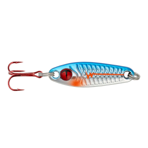 Image of Northland Tungsten Buck-Shot Rattle Spoon | Blue Racecar; 3/8 oz.