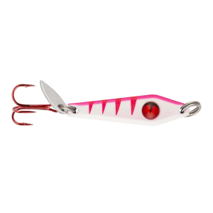 Image of Northland Tungsten Slim Spoon | UV Pink Tiger; 3/8 oz.