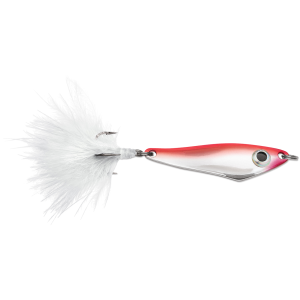Image of VMC Hatchet Spoon | Glow Red Shiner; 1/8 oz.