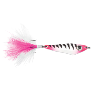 Image of VMC Hatchet Spoon | Glow Pink Squirrel; 3/16 oz.