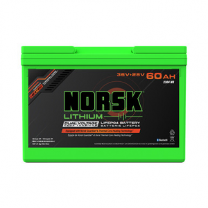 Image of Norsk Dual Voltage 36V+28V 60AH LiFePO4 Heated Battery