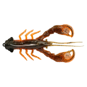 Image of Berkley PowerBait Clatter Craw | Green Pumpkin Orange; 3 1/2 in.