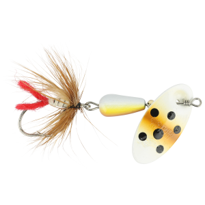 Image of Panther Martin Single Hook Dressed Spinner | Brown Trout; 1/4 oz.