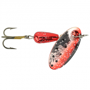 Image of Panther Martin Regular Series Spinner | Red-Silver-Speckled; 1/8 oz.