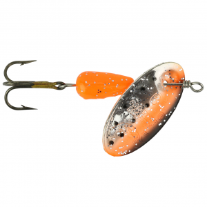 Image of Panther Martin Regular Series Spinner | Orange-Silver-Speckled; 1/16 oz.