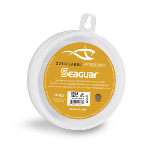 Image of Seaguar Gold Label 100% Fluorocarbon Leader Material | 12 lb.; 25 yds.; Clear