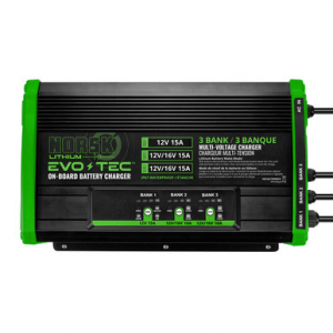 Image of Norsk Three Bank 12V-15A & 12/16V-10A Selectable Marine Battery Charger