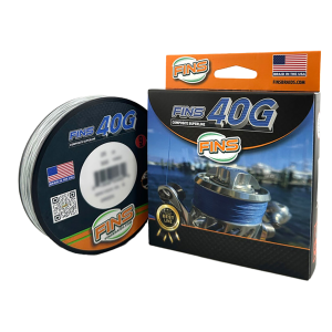 Image of FINS 40G Composite Superline Braid | 25 lb.; 300 yds.; Green