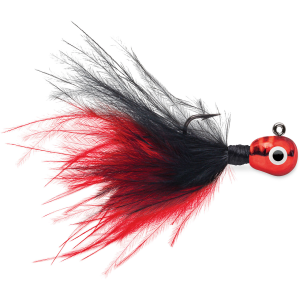 Image of VMC Tungsten Roach Jig | Glow Metallic Red; 1/16 oz.