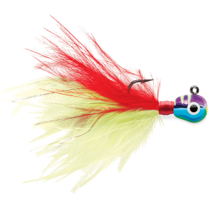 Image of VMC Tungsten Roach Jig | Glow Metallic Rainbow; 1/64 oz.