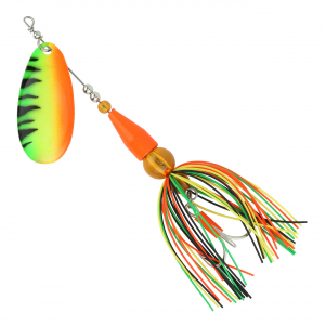 Image of Arctic Spinners Inline Spinner | Orange - Fire Tiger; 1/4 oz.