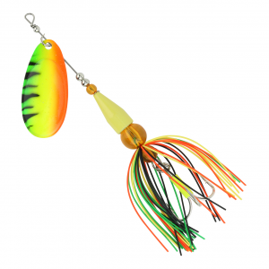 Image of Arctic Spinners Inline Spinner | Chartreuse - Fire Tiger; 1/4 oz.