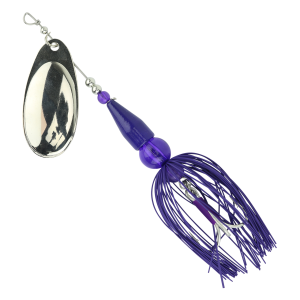Image of Arctic Spinners Inline Spinner | Purple - Nickel; 1/4 oz.