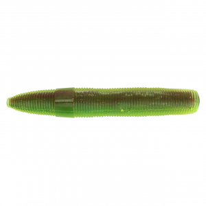 Image of LIVETARGET ICT Stick Worm | Brown / Chartreuse; 3 in.