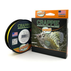 Image of FINS Crappie Braid | 12 lb.; 100 yds.; Yellow