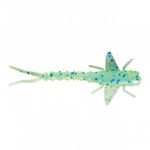 Image of Bobby Garland Itty Bit Mayfly Soft Bait | Bluegrass; 1 1/4 in.