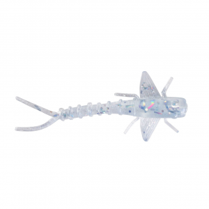 Image of Bobby Garland Itty Bit Mayfly Soft Bait | Blue Ice; 1 1/4 in.