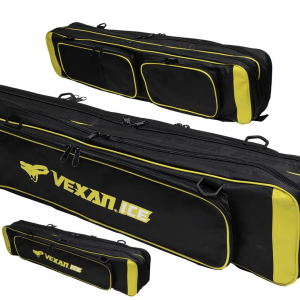 Image of Vexan 36.5" Ice Fishing Combo Rod Tackle Bag | Yellow