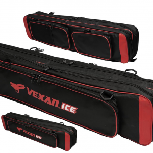 Image of Vexan 36.5" Ice Fishing Combo Rod Tackle Bag | Red