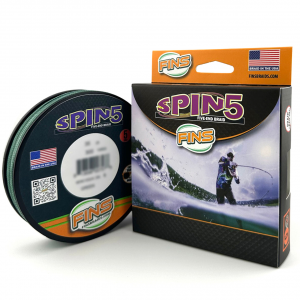 Image of FINS Spin5 Fishing Braid | 10 lb.; 300 yds.; Green