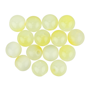 Image of Creek Candy Bead Company Sinkz Beads | Nucleus Lemon Meringue; 8 mm