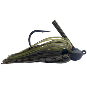 Image of Beast Coast Hand-Tied Tungsten Lil' Magnum Compact Flipping Jig | Stealth Pumpkin; 3/8 oz.