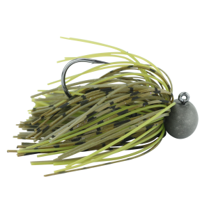 Image of Beast Coast Hand-Tied Tungsten Compound O.W. Sniper Football Jig | Pumpkin; 1/4 oz.